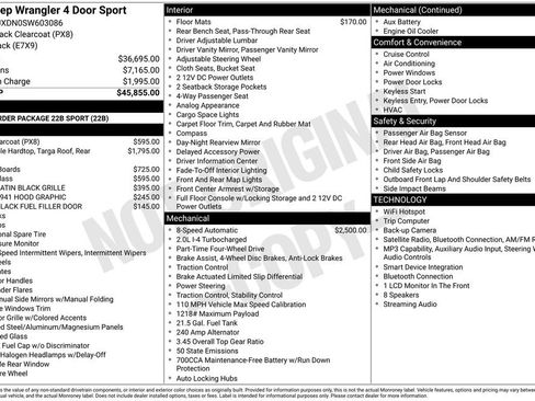 Used 2025 Jeep Wrangler Sport image 15