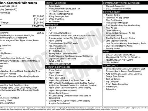 Used 2024 Subaru Crosstrek 2.5i Wilderness AWD/4WD image 4