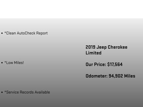 Used 2019 Jeep Cherokee Limited AWD/4WD image 12
