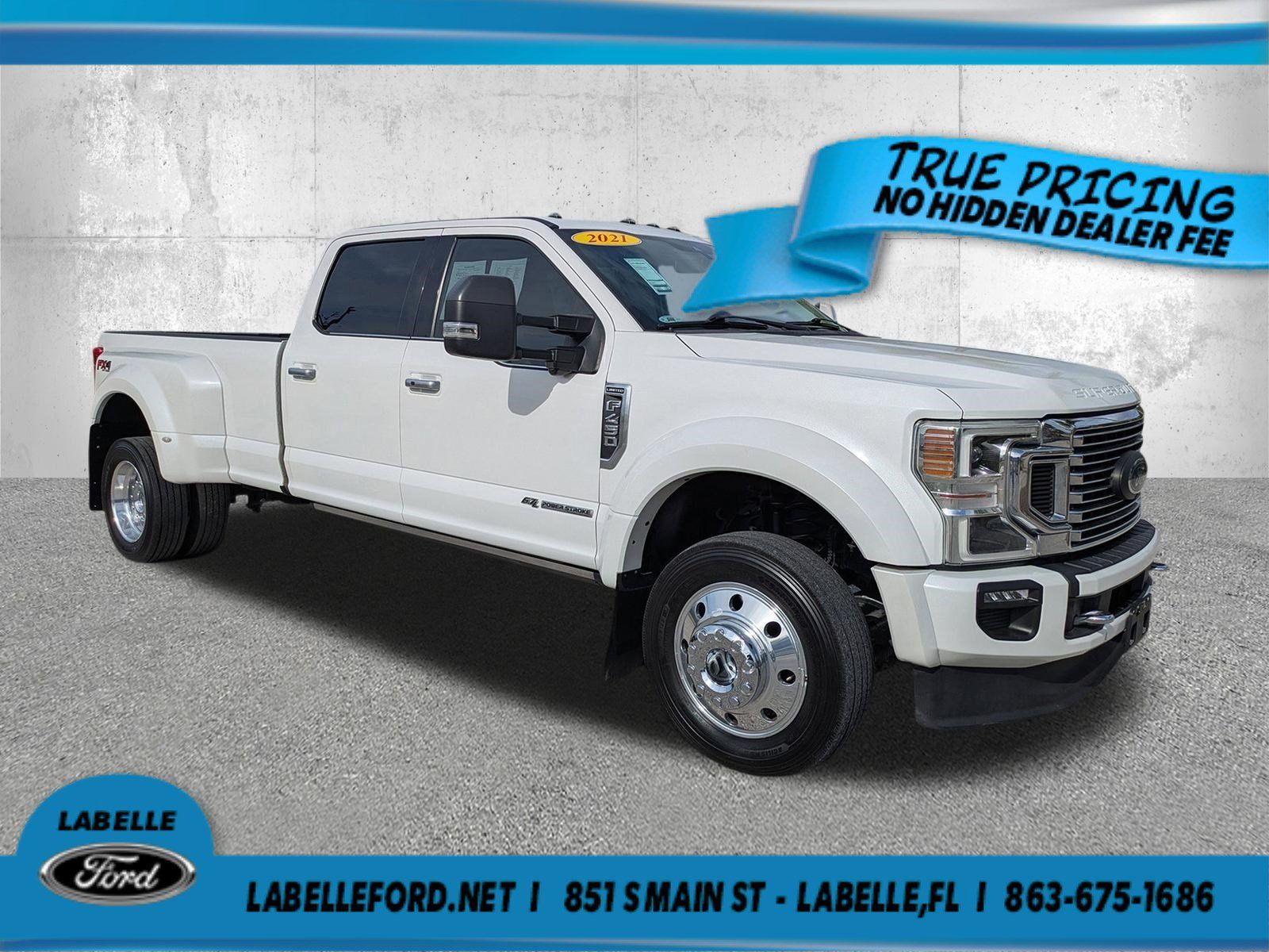 Used 2021 Ford F450 Limited w/ FX4 Off-Road Package AWD/4WD image 1
