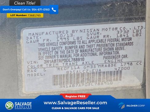 Used 2013 Nissan Sentra FE+ S image 16