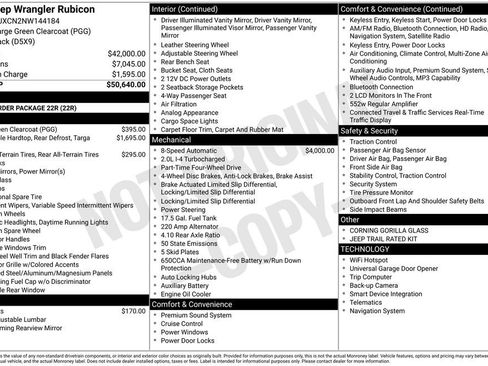 Used 2022 Jeep Wrangler Rubicon image 21