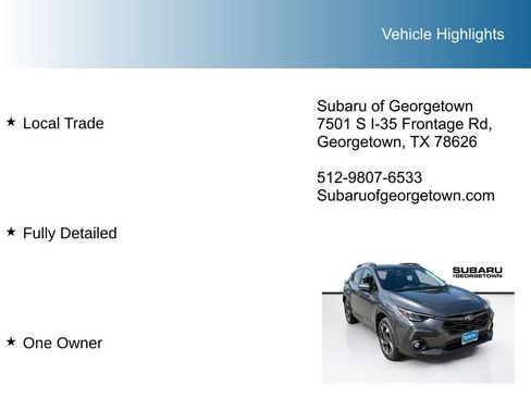 Certified 2025 Subaru Crosstrek 2.5i Limited w/ Popular Package #4A AWD/4WD image 10