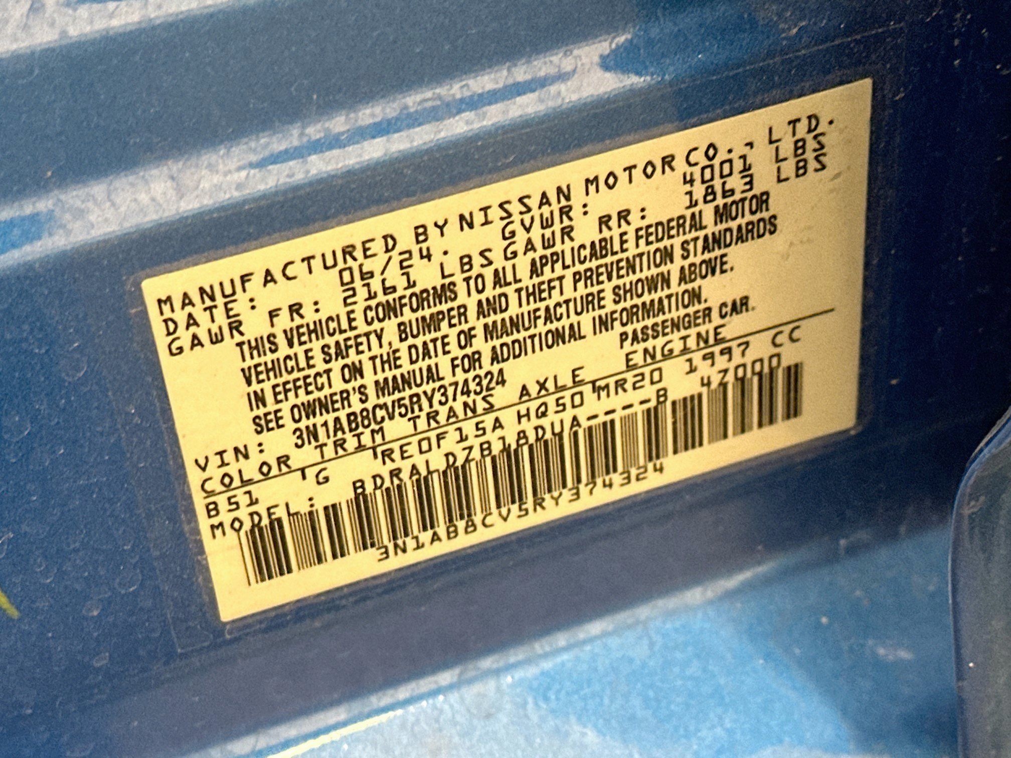 Used 2024 Nissan Sentra SV FWD image 12