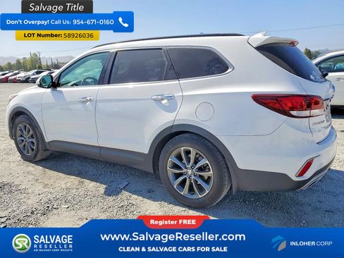 Used 2017 Hyundai Santa Fe Limited w/ Cargo Package FWD image 3