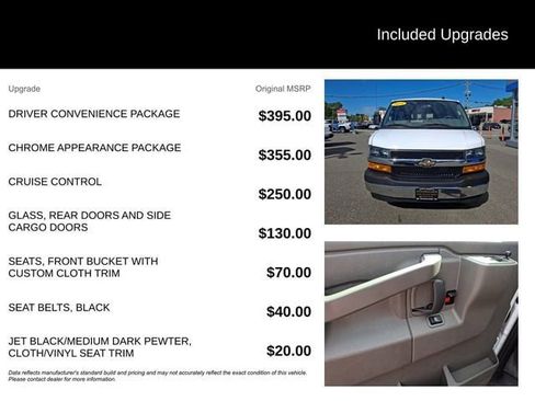 Used 2024 Chevrolet Express 2500 w/ Driver Convenience Package RWD image 7