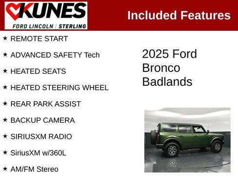 Used 2025 Ford Bronco Badlands AWD/4WD image 2