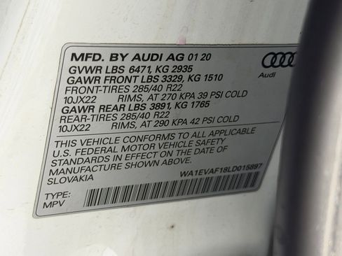 Used 2020 Audi Q8 Premium Plus w/ Premium Plus Package image 21