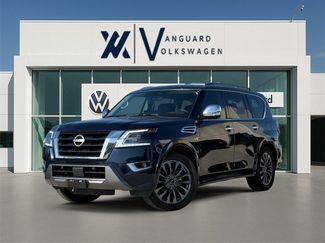 Used 2021 Nissan Armada Platinum w/ Captain's Chairs Package video 1