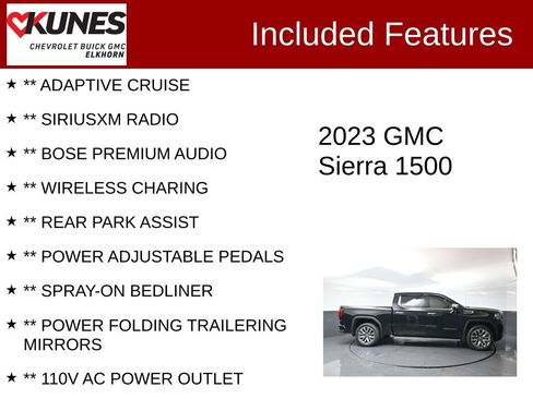 Used 2023 GMC Sierra 1500 Denali w/ Denali Reserve Package AWD/4WD image 3