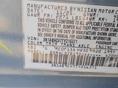 New 2026 Nissan Sentra SV w/ Floor Mat Package image 19