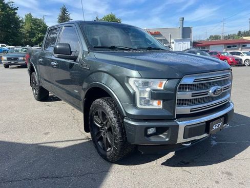 Used 2015 Ford F150 Platinum w/ Max Trailer Tow Package AWD/4WD image 3