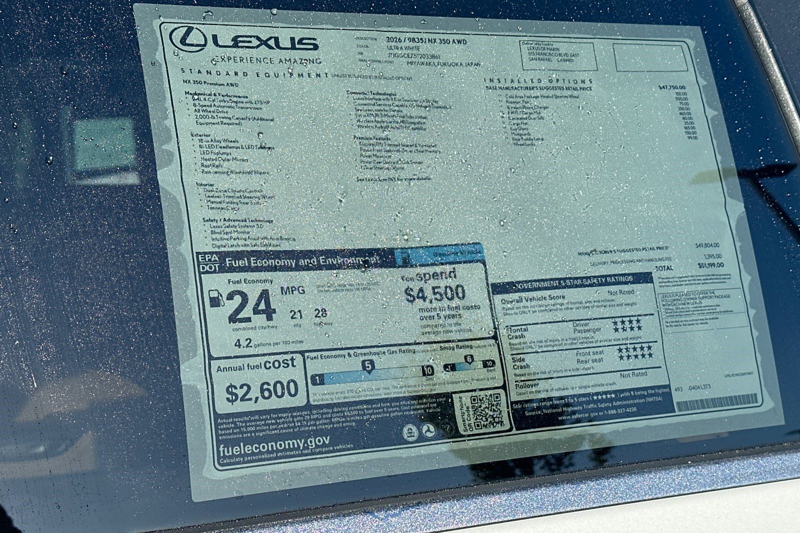 New 2026 Lexus NX 350 AWD w/ Premium Package image 29