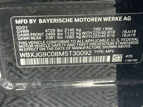 Used 2021 BMW X1 xDrive28i w/ Convenience Package AWD/4WD image 12