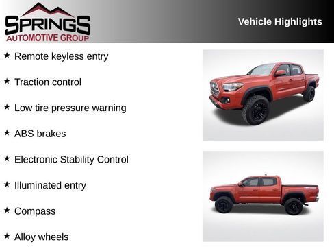 Used 2016 Toyota Tacoma TRD Off-Road w/ Towing Package image 2
