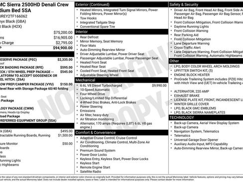 New 2026 GMC Sierra 2500 Denali w/ Denali Reserve Package AWD/4WD image 2