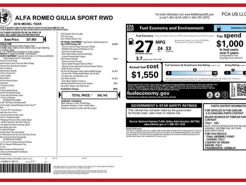 Used 2018 Alfa Romeo Giulia image 18