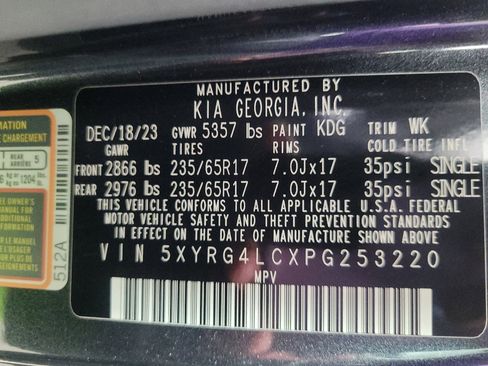 Used 2023 Kia Sorento LX image 33