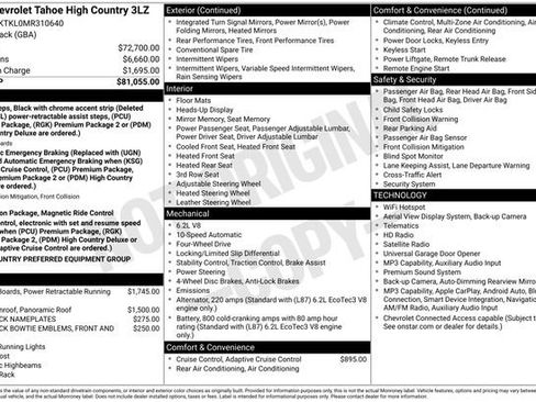 Used 2021 Chevrolet Tahoe High Country AWD/4WD image 27