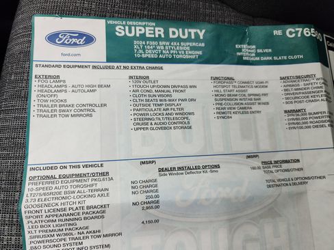 Used 2024 Ford F350 XLT w/ XLT Premium Package image 58