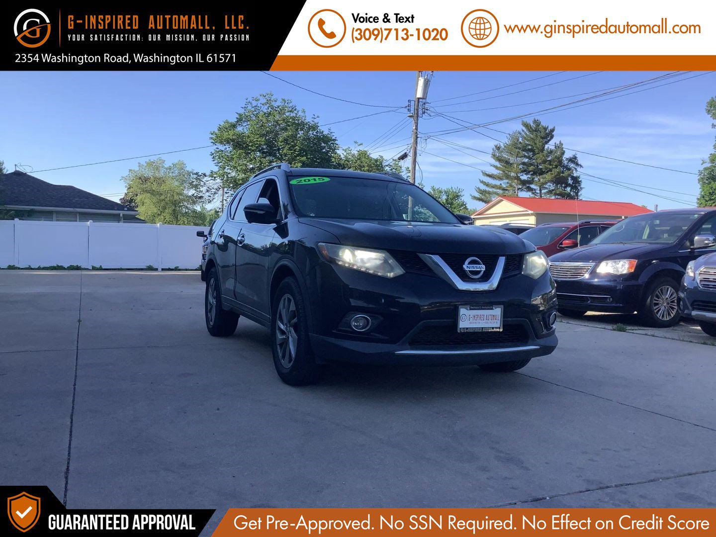 Used 2015 Nissan Rogue SL w/ SL Premium Package AWD/4WD image 1