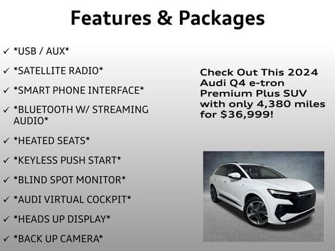 Used 2024 Audi Q4 e-tron Premium Plus w/ Premium Plus image 8