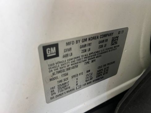 Used 2021 Chevrolet TrailBlazer ACTIV w/ Technology Package AWD/4WD image 36