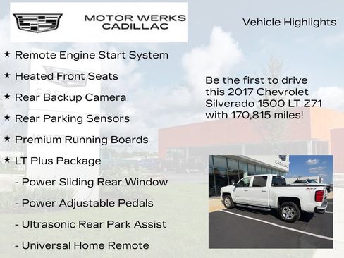 Used 2017 Chevrolet Silverado 1500 LT w/ All Star Edition image 7