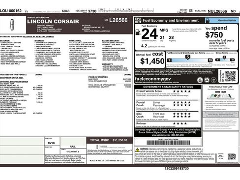 Used 2022 Lincoln Corsair Reserve w/ Sport Package image 9