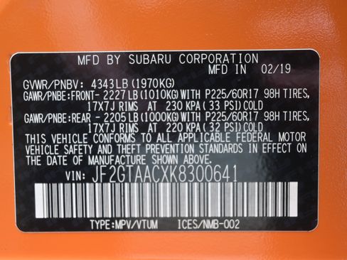 Used 2019 Subaru Crosstrek 2.0i image 30