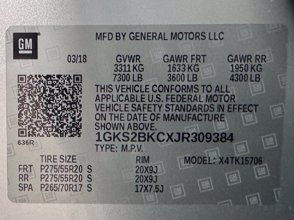 Used 2018 GMC Yukon SLT w/ HD Trailering Package AWD/4WD image 14