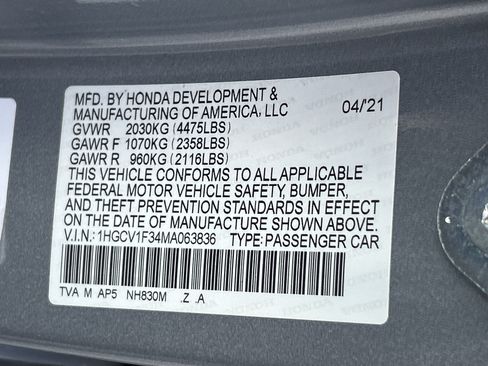 Used 2021 Honda Accord Sport image 36
