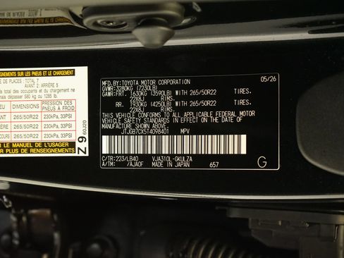 Used 2026 Lexus LX 600 4WD w/ Appearance Package image 39