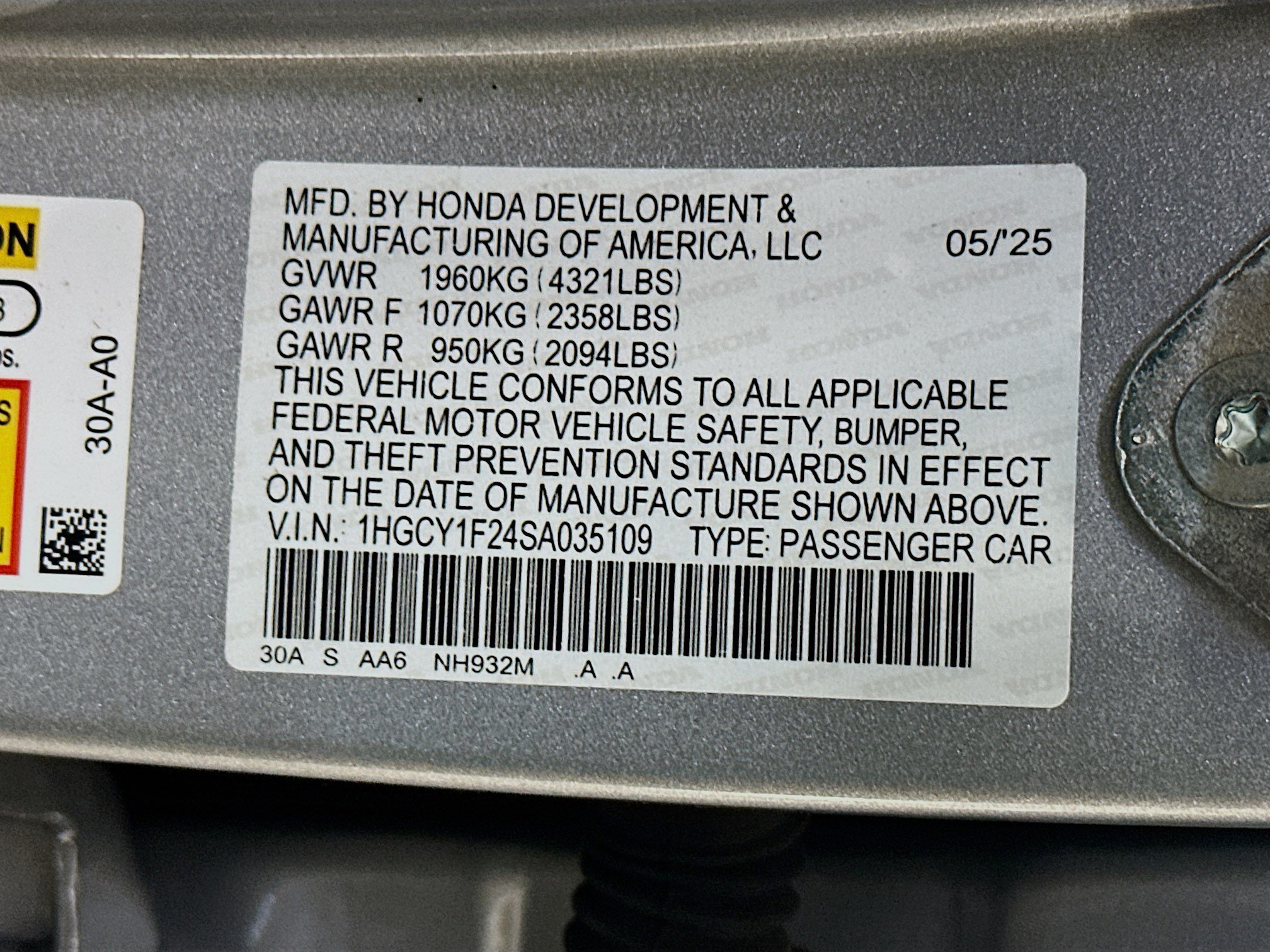 Used 2025 Honda Accord LX image 12