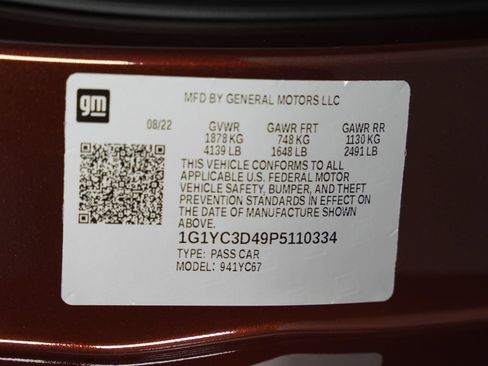 Used 2023 Chevrolet Corvette Stingray Premium Conv w/ Z51 Performance Package RWD image 49