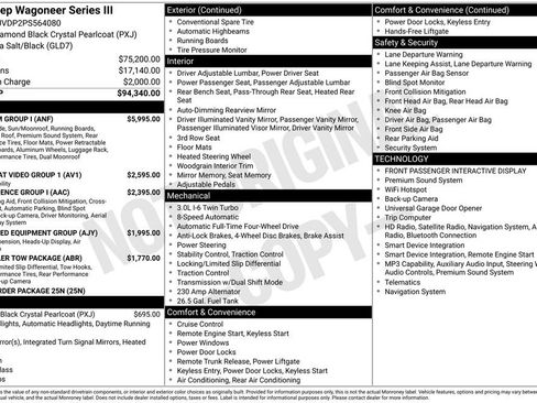 Used 2023 Jeep Wagoneer Series III w/ Premium Group I AWD/4WD image 11