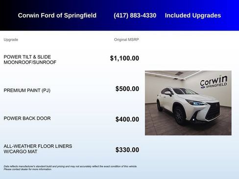 Used 2024 Lexus NX 350h AWD w/ Cold Area Package image 5