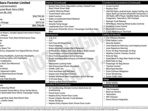 Used 2019 Subaru Forester Limited image 26