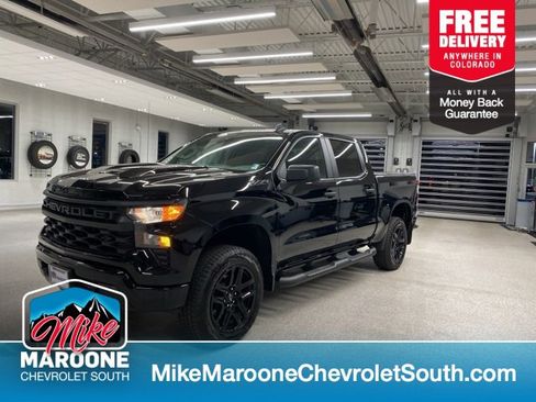 Certified 2025 Chevrolet Silverado 1500 Custom Trail Boss w/ Turbomax Blackout Package image 1