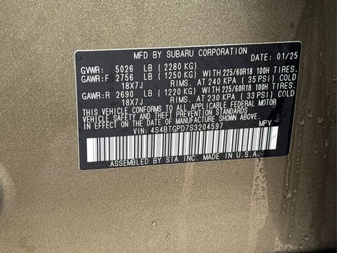 Used 2025 Subaru Outback Touring XT image 15