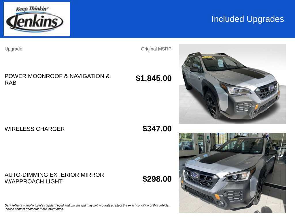 Certified 2024 Subaru Outback Wilderness AWD/4WD image 4