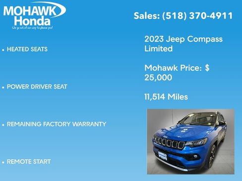 Used 2023 Jeep Compass Limited AWD/4WD image 14