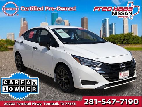 Certified 2025 Nissan Versa S w/ Trunk Package image 1