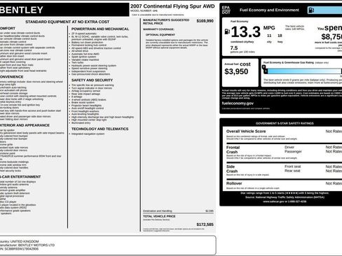 Used 2007 Bentley Flying Spur Flying Spur image 94
