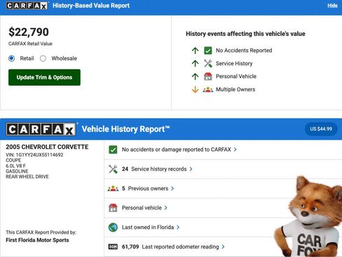 Used 2005 Chevrolet Corvette Coupe w/ Preferred Equipment Group RWD image 6