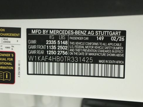 New 2026 Mercedes-Benz C 300 4MATIC Sedan image 12