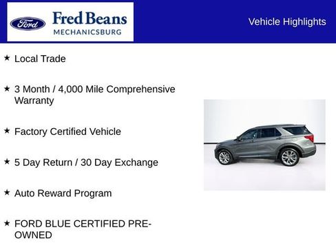 Certified 2021 Ford Explorer Platinum w/ Equipment Group 601A image 5