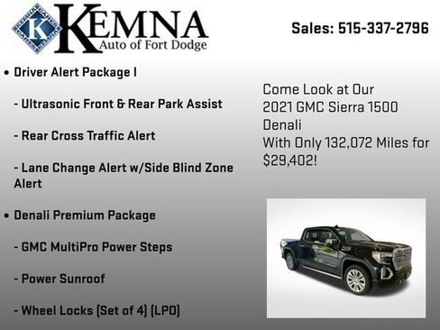 Used 2021 GMC Sierra 1500 Denali w/ Denali Premium Package image 13
