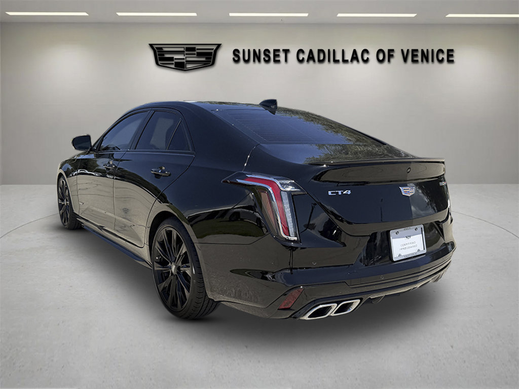 Certified 2023 Cadillac CT4 V w/ Navigation Package RWD image 5