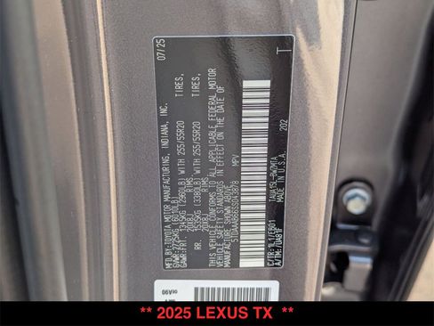 New 2025 Lexus TX 350 w/ Technology Package image 21
